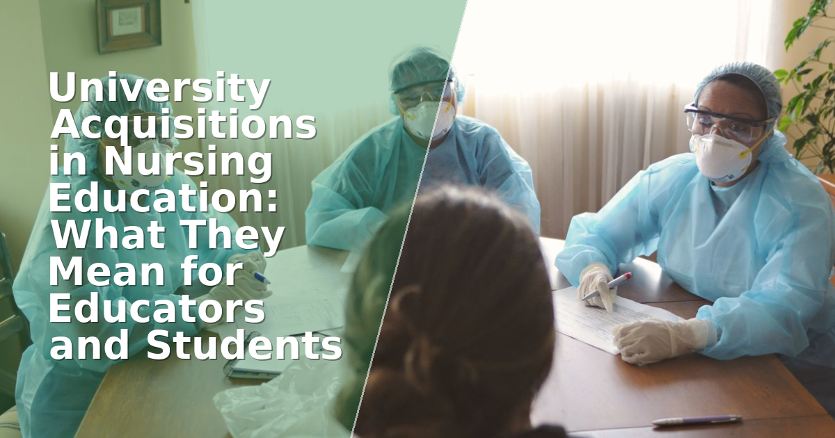 Nursing School Mergers: What Nurse Educators Should Know