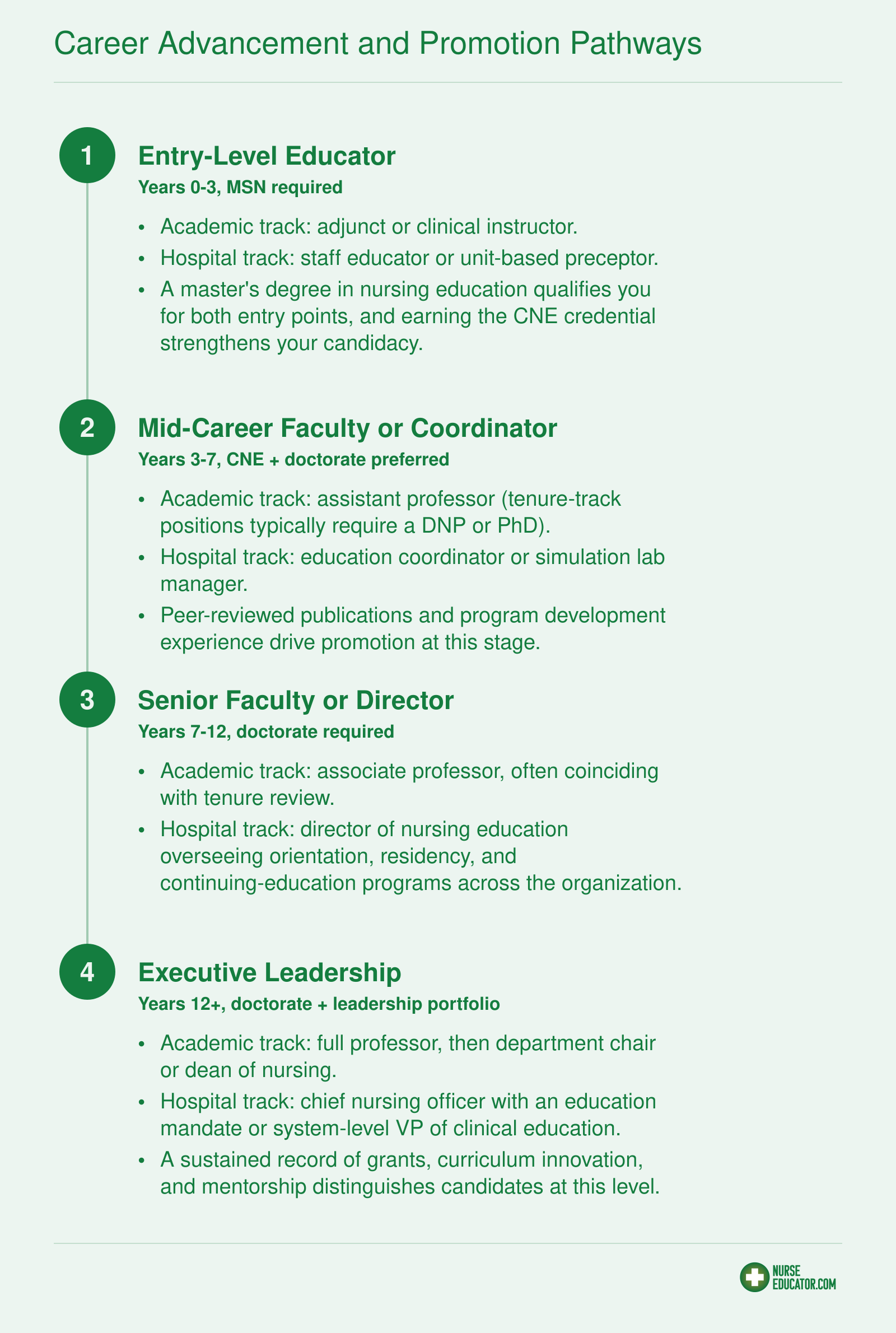Career Advancement and Promotion Pathways
