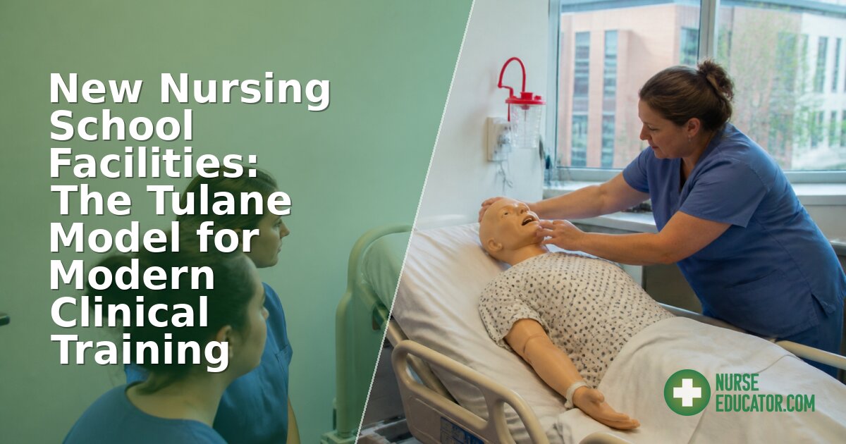 Tulane Nursing Simulation Lab: Modern Clinical Model