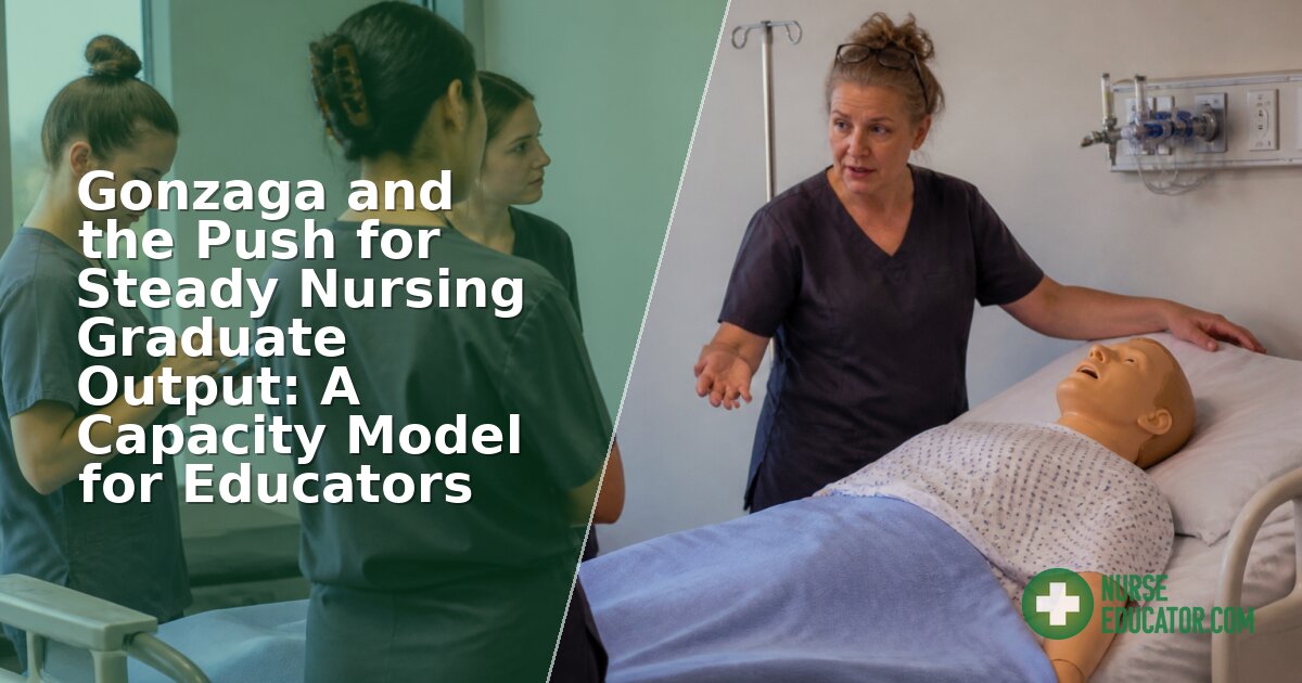 Nursing Graduate Output Model: Gonzaga’s Accelerated BSN