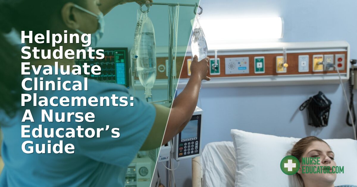 Clinical Placement Evaluation for Nursing Students: Guide