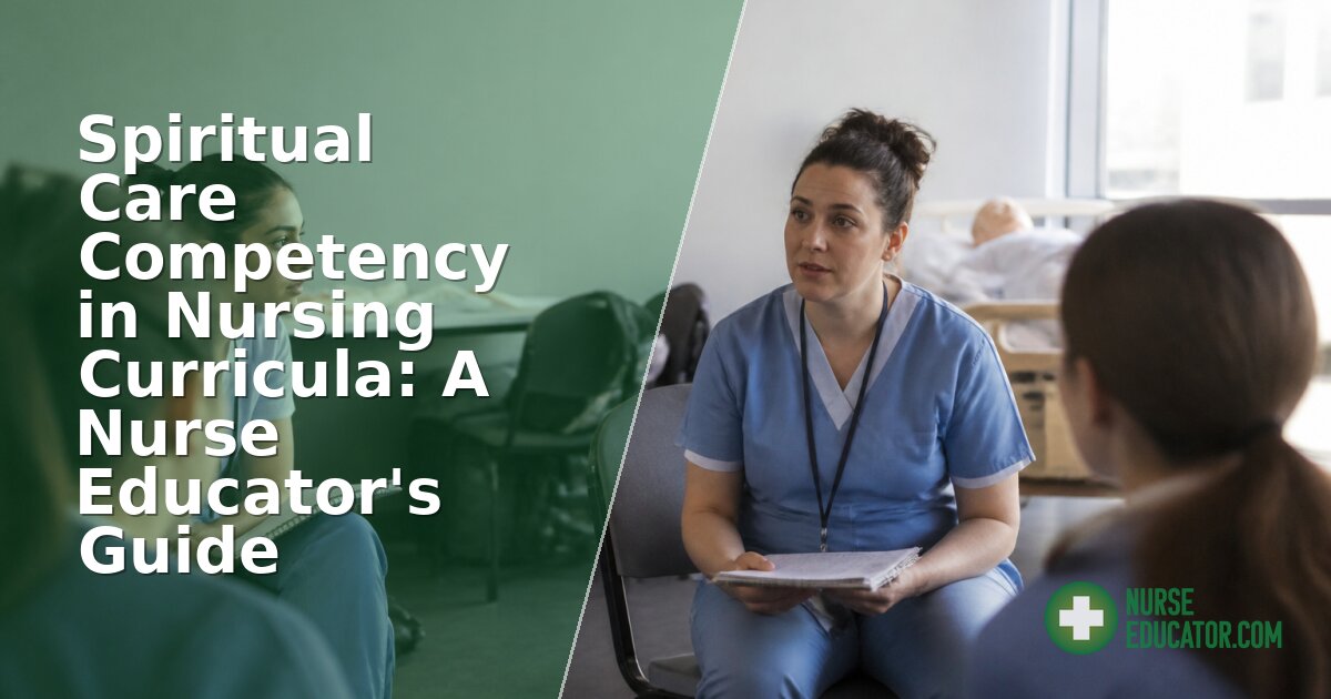 Spiritual Care in Nursing Curricula: Educator’s Guide