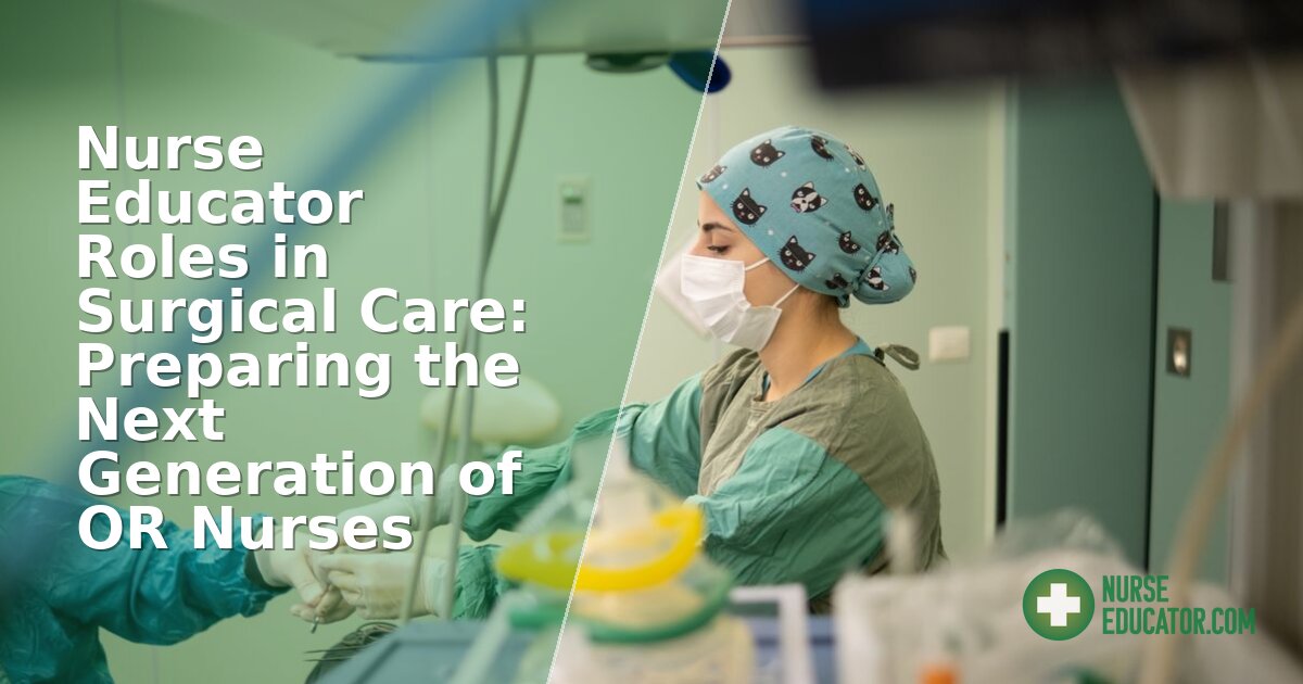 Perioperative Nurse Educator: Training Future OR Nurses