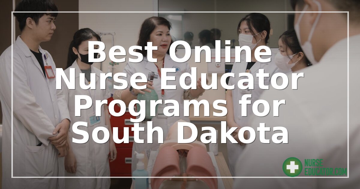 Best Online Nurse Educator Programs for South Dakota (2026)