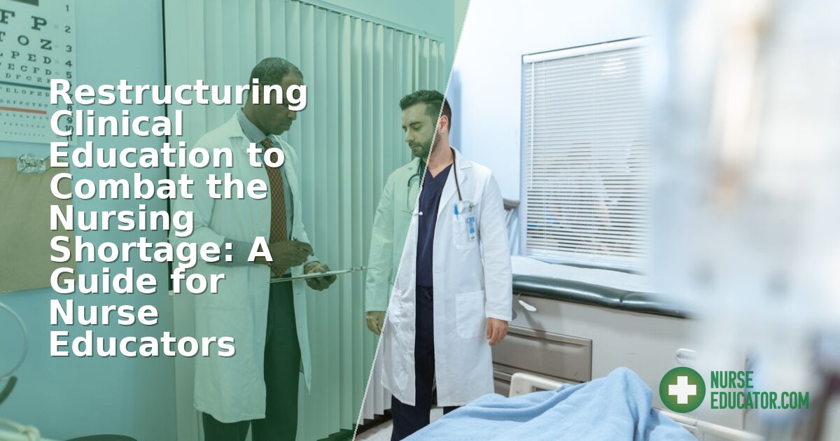 Restructuring Clinical Education to Combat Nursing Shortage