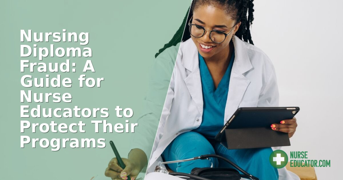 Nursing Diploma Fraud: How Nurse Educators Can Protect Programs