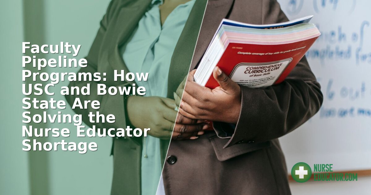Nurse Faculty Pipeline Programs: USC & Bowie State