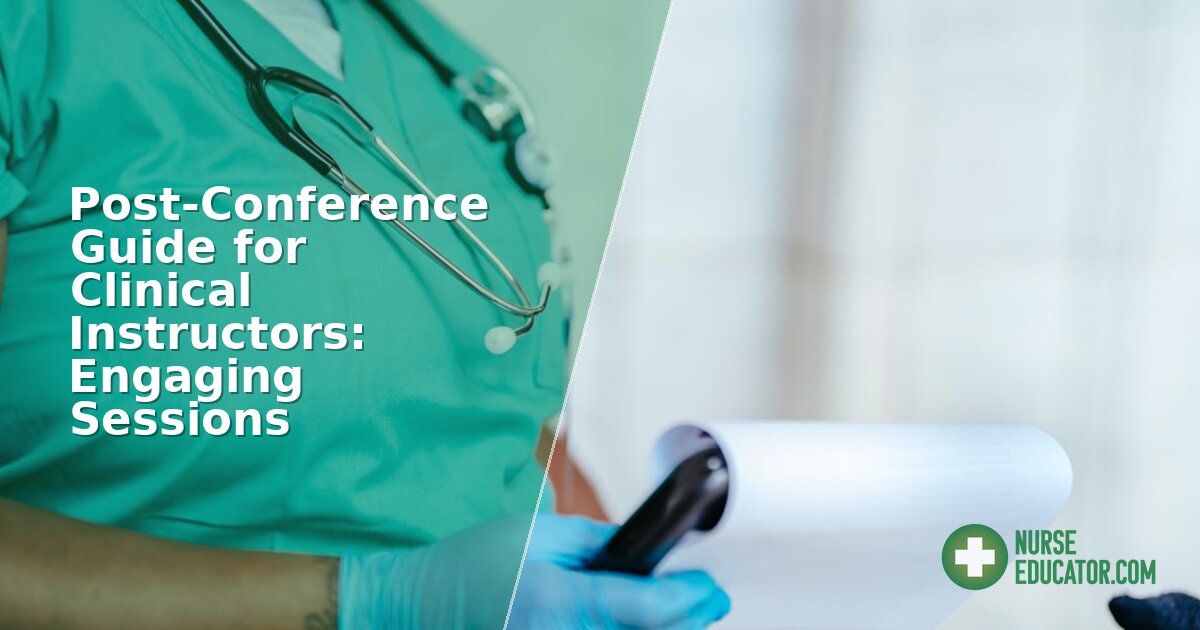 Clinical Post-Conference Guide: Engaging Nursing Sessions