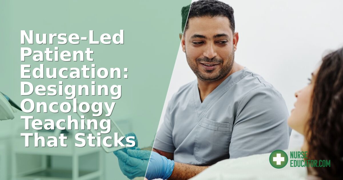 Nurse-Led Oncology Education: Design Teaching That Sticks