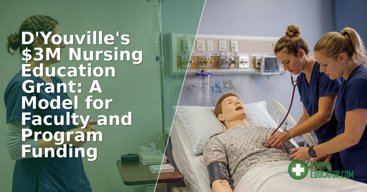 Nursing Education Grant Funding: D’Youville HRSA Model