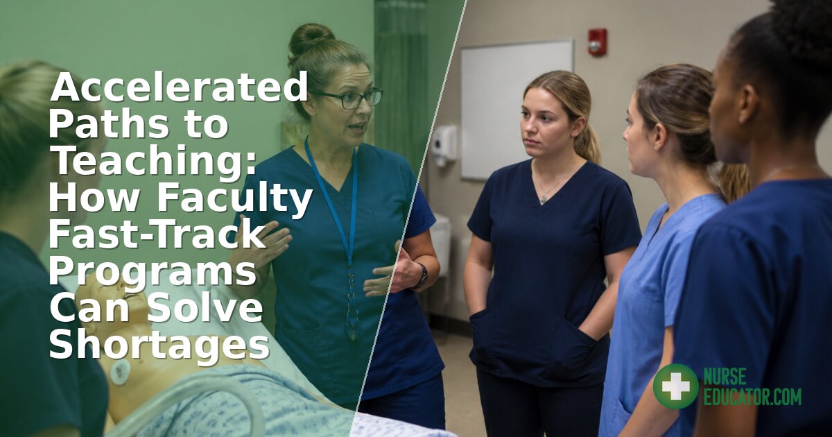 Fast-Track Nurse Educator Programs: Timelines Compared
