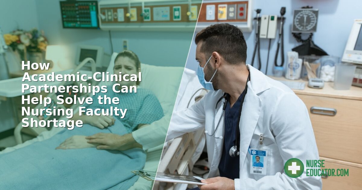 Academic-Clinical Partnerships to Solve Nursing Faculty Shortages