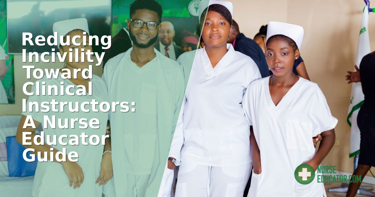 Reducing Incivility Toward Clinical Instructors: Guide