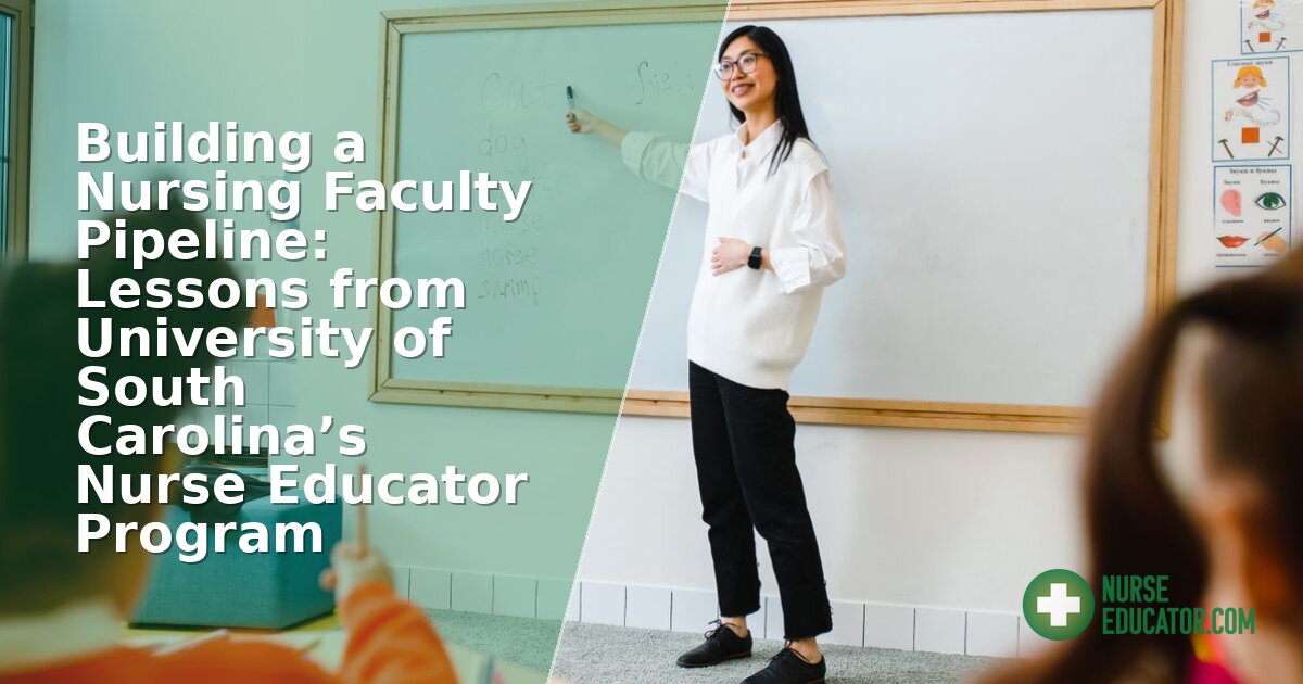 Nursing Faculty Pipeline: USC Nurse Educator Program