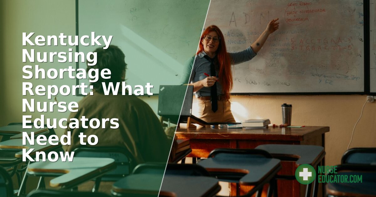 Kentucky Nursing Shortage 2026: What Nurse Educators Need to Know