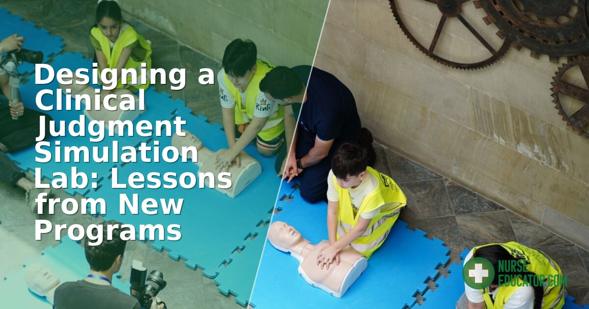 Clinical Judgment Simulation Lab Design: A Educator Guide