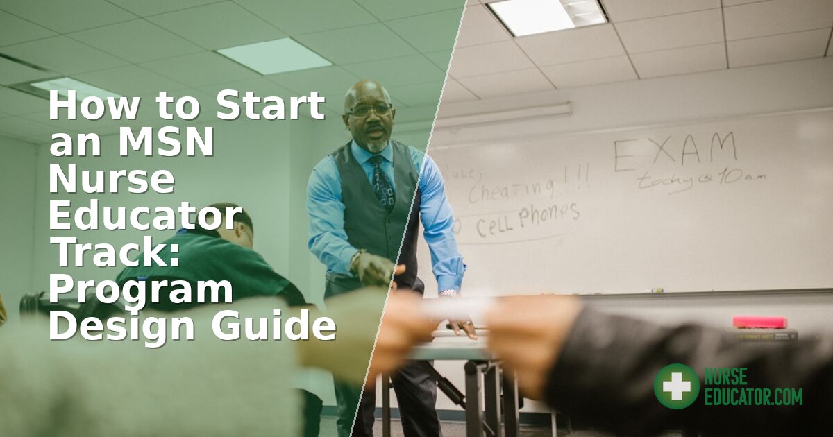 MSN Nurse Educator Track: Program Design & Hiring Guide