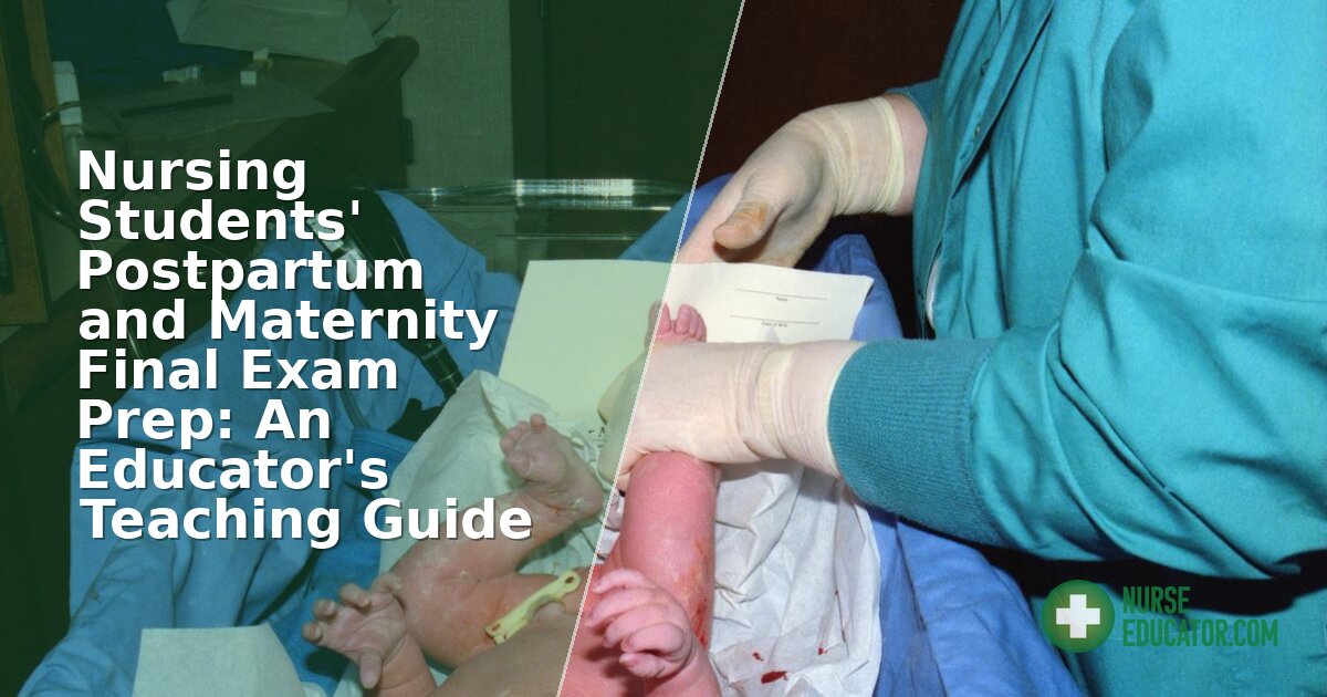 Maternity Nursing Exam Prep for Educators: Teaching Guide