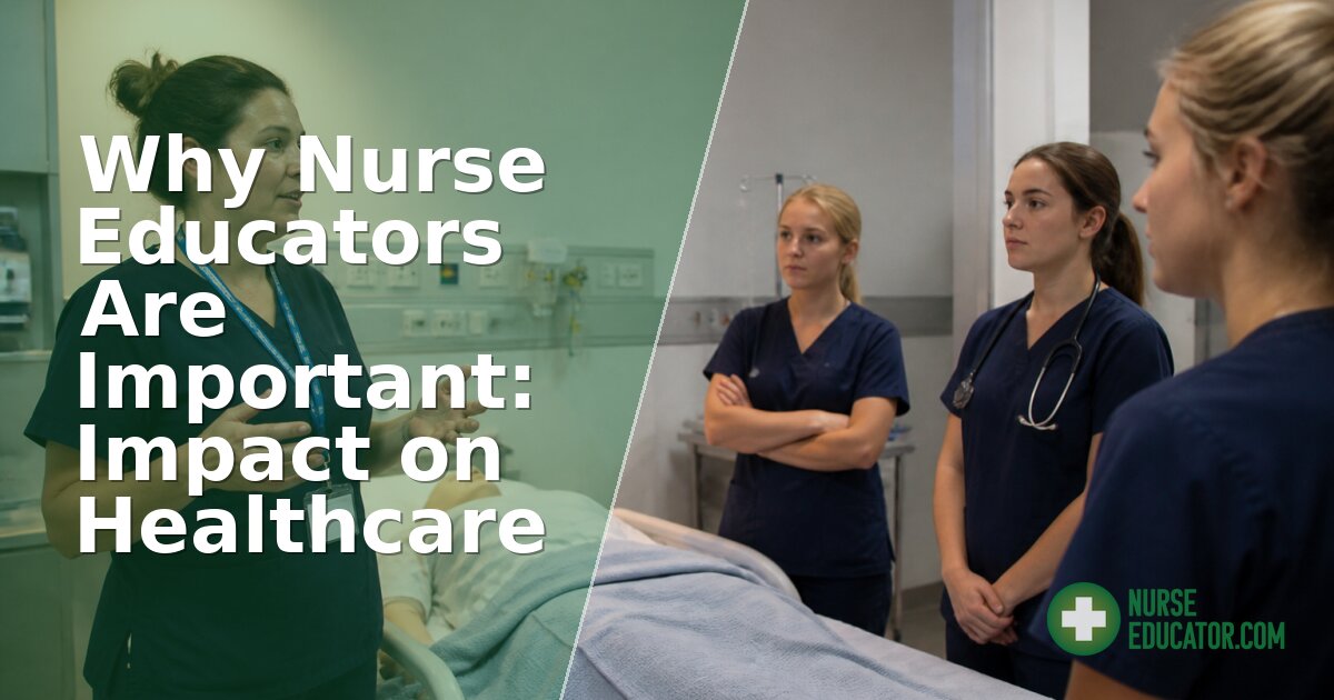 Why Nurse Educators Are Important: Healthcare Impact