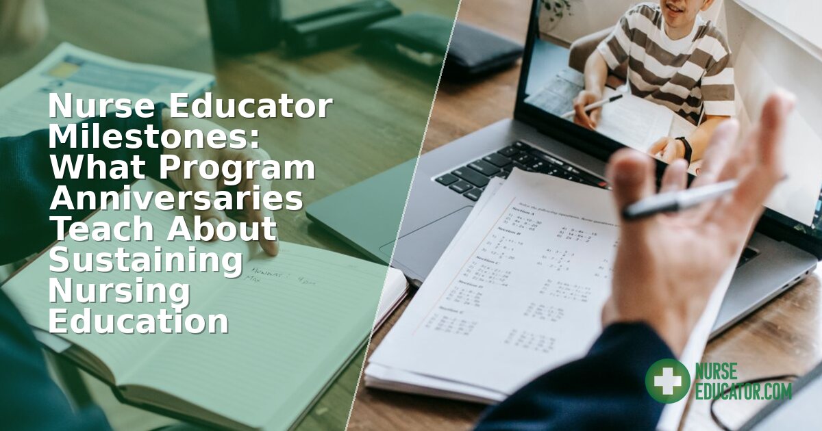 Nurse Educator Milestones: A Program Sustainability Guide