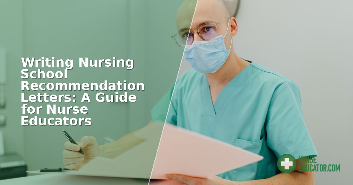 How to Write Nursing School Recommendation Letters: Educator Guide