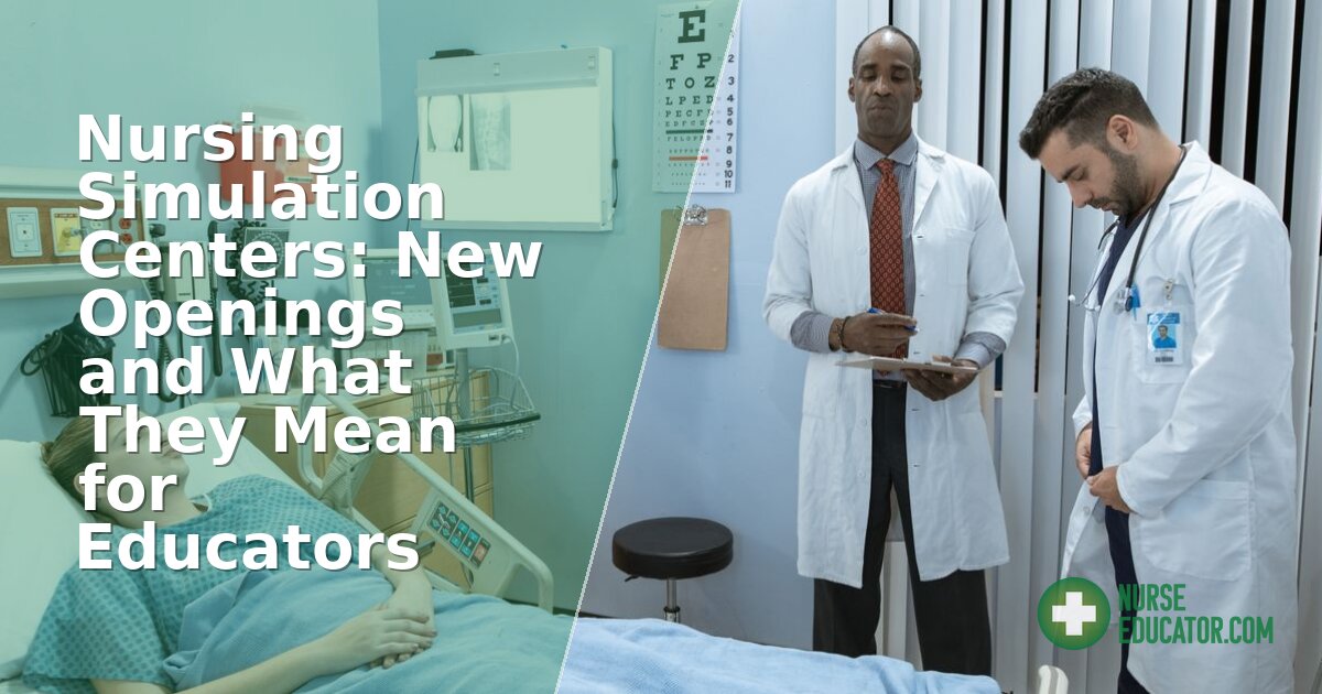 Nursing Simulation Centers: New Openings for Educators