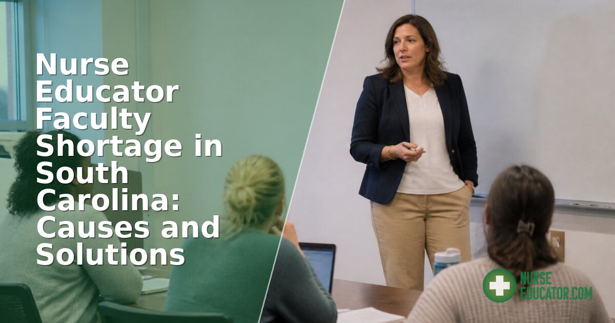 South Carolina Nurse Educator Shortage: Causes & Solutions