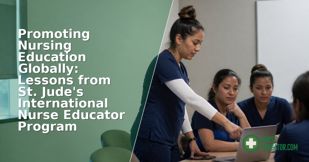 Global Nursing Education: St. Jude Program Lessons