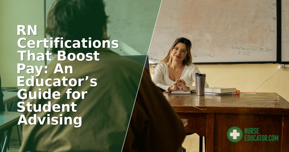 RN Certifications That Boost Pay: Educator’s Guide