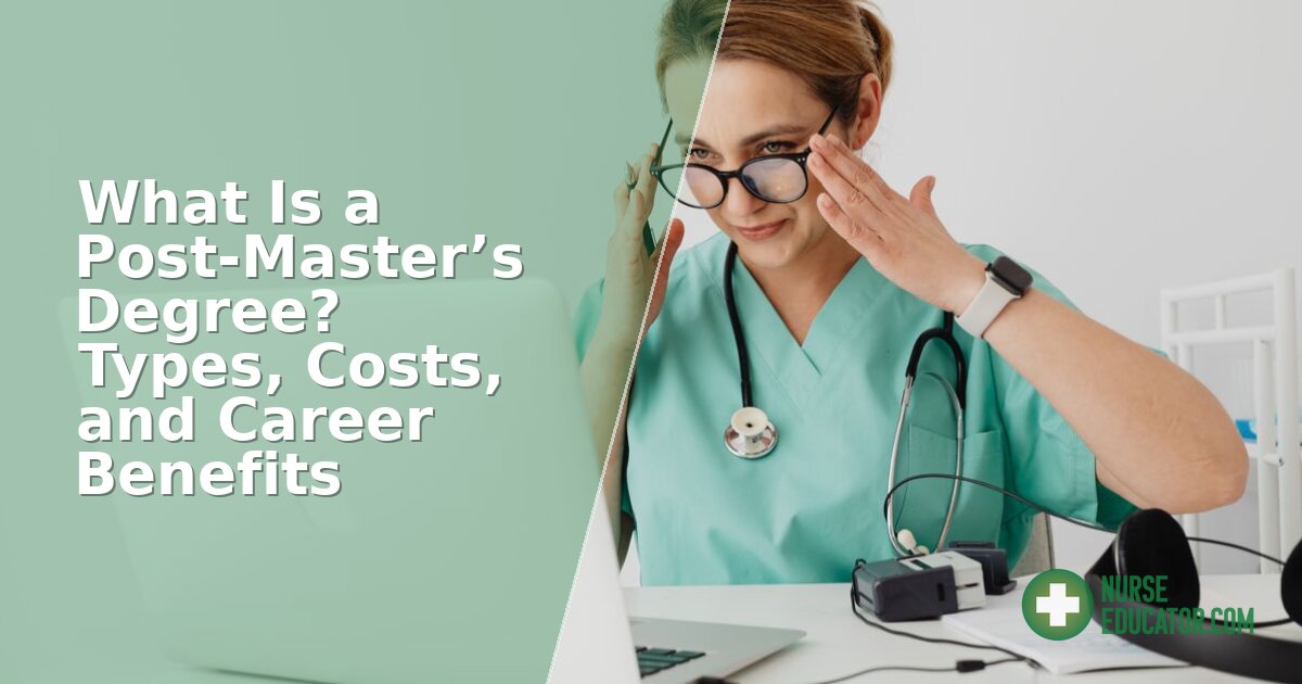What Is a Post-Master’s Degree? Types, Costs & Careers