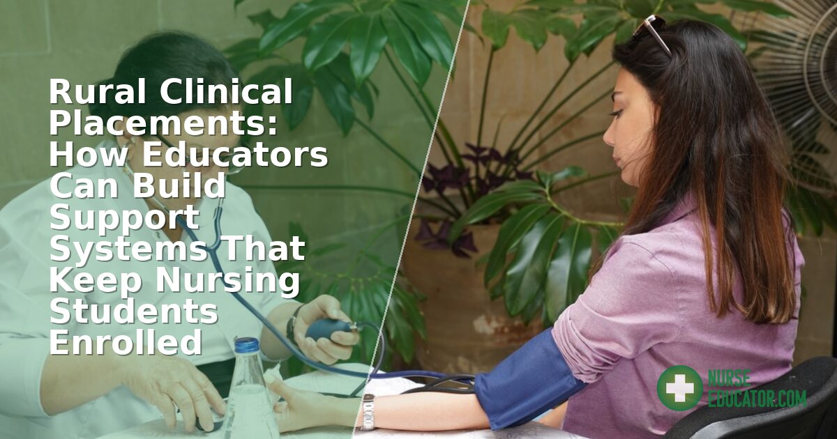 Rural Nursing Clinical Placements: Support Systems Guide